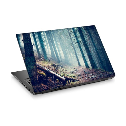 Orman Temalı Laptop Sticker Notebook Dizüstü Kaplama Stickeri