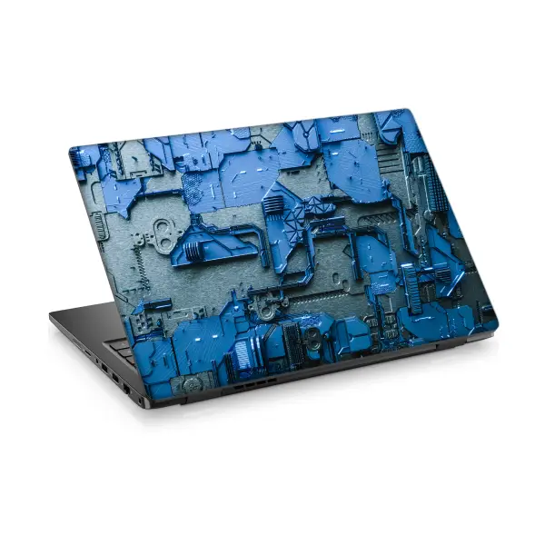 Aestheric Mavi Laptop Sticker Notebook Dizüstü Kaplama Stickeri