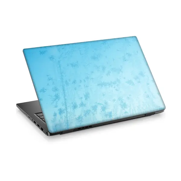 Buz Renkli Kar Taneli Laptop Sticker Notebook Dizüstü Kaplama Stickeri