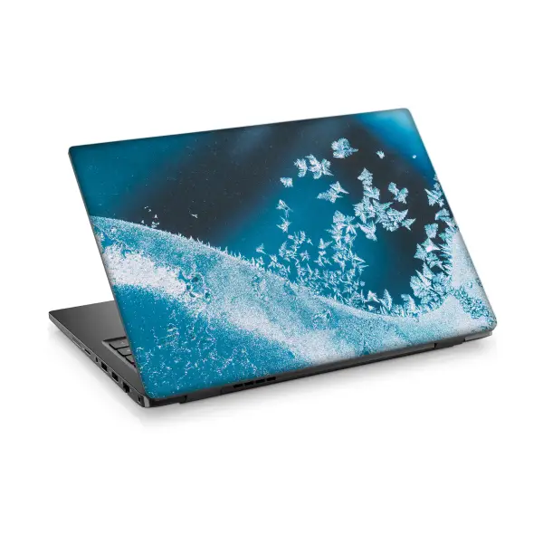 Buz Temalı Laptop Sticker Notebook Dizüstü Kaplama Stickeri