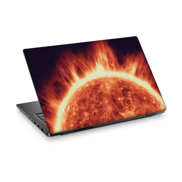 Güneş Patlaması Laptop Sticker Notebook Dizüstü Kaplama Stickeri