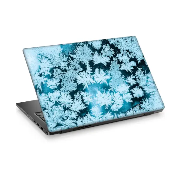 Karla Kaplı Ağaç Laptop Sticker Notebook Dizüstü Kaplama Stickeri