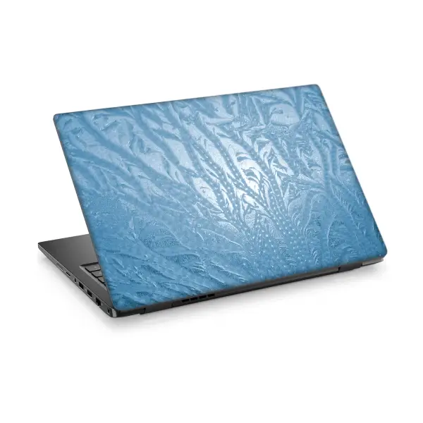 Mavi Kabartma Görünümlü-3 Laptop Sticker Notebook Dizüstü Kaplama Stickeri