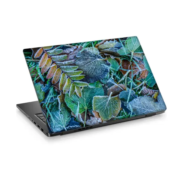 Yeşil Yapraklar Laptop Sticker Notebook Dizüstü Kaplama Stickeri