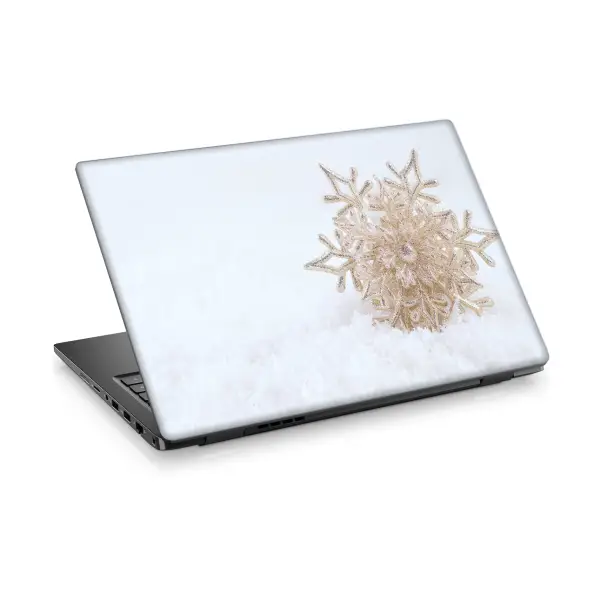 Kar Tanesi-2 Laptop Sticker Notebook Dizüstü Kaplama Stickeri