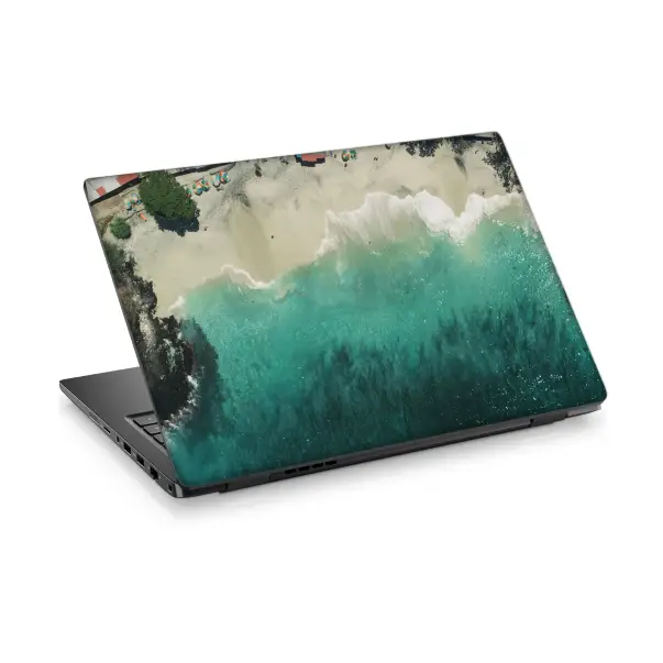 Sahil Temalı-2 Laptop Sticker Notebook Dizüstü Kaplama Stickeri