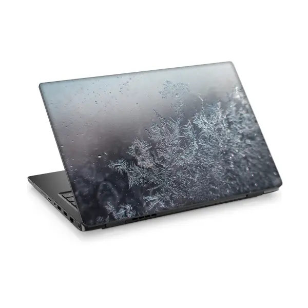 Buzla Kaplı Ağaç Laptop Sticker Notebook Dizüstü Kaplama Stickeri