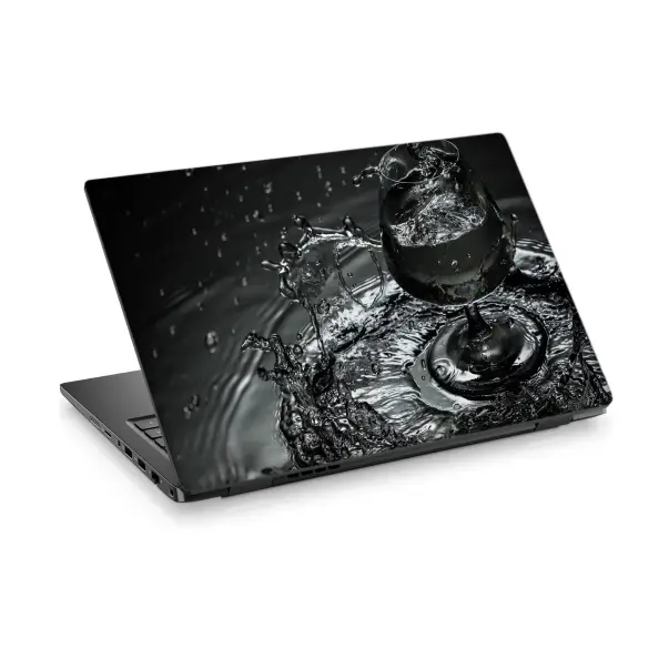Su Taşıran Bardak Laptop Sticker Notebook Dizüstü Kaplama Stickeri